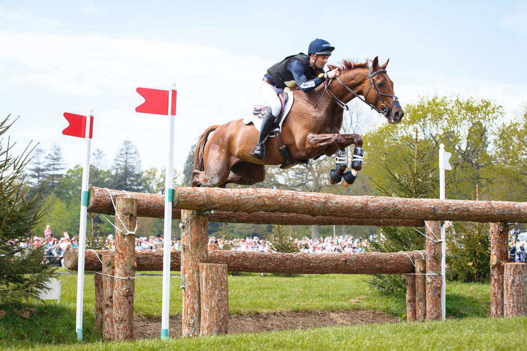 Jock Paget and Clifton Lush at Badminton this year, where they finished sixth (Image: Libby Law)