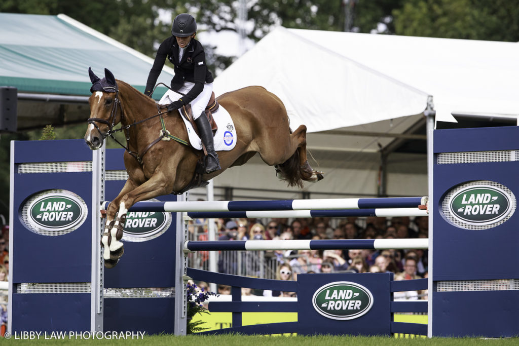 NZL-Caroline Powell rides Onwards and Upwards during the CCI4* Showjumping at the 2016 Land Rover Burghley Horse Trials (Final-8TH). Sunday 4 September. Copyright Photo: Libby Law Photography