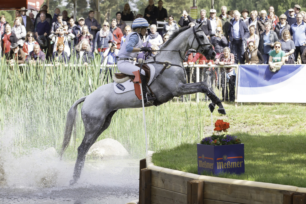 Jonelle Price and Faerie Dianimo on their way to second at Luhmuhlen in 2015 (Image: Libby Law) 