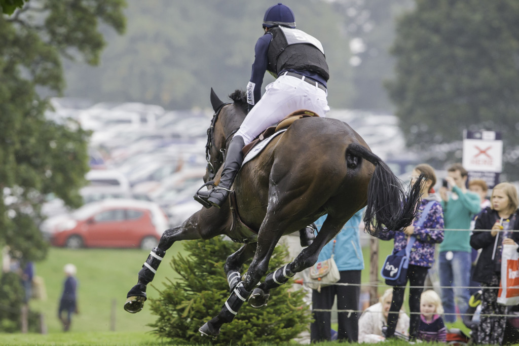 On their way to another cross-country clear; Jock and Promise (Image: Libby Law)