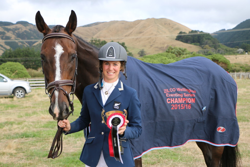 Tayla Mason and ‘Radar’ - Winners of the CNC80 21 yrs and over Zilco Series 2015/16. Photo thanks to Laura Murray Photography