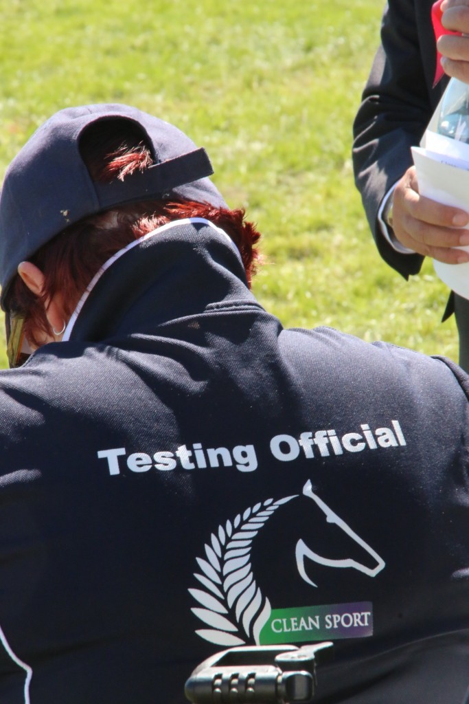 Testing Officials were at the Horse of the Year show