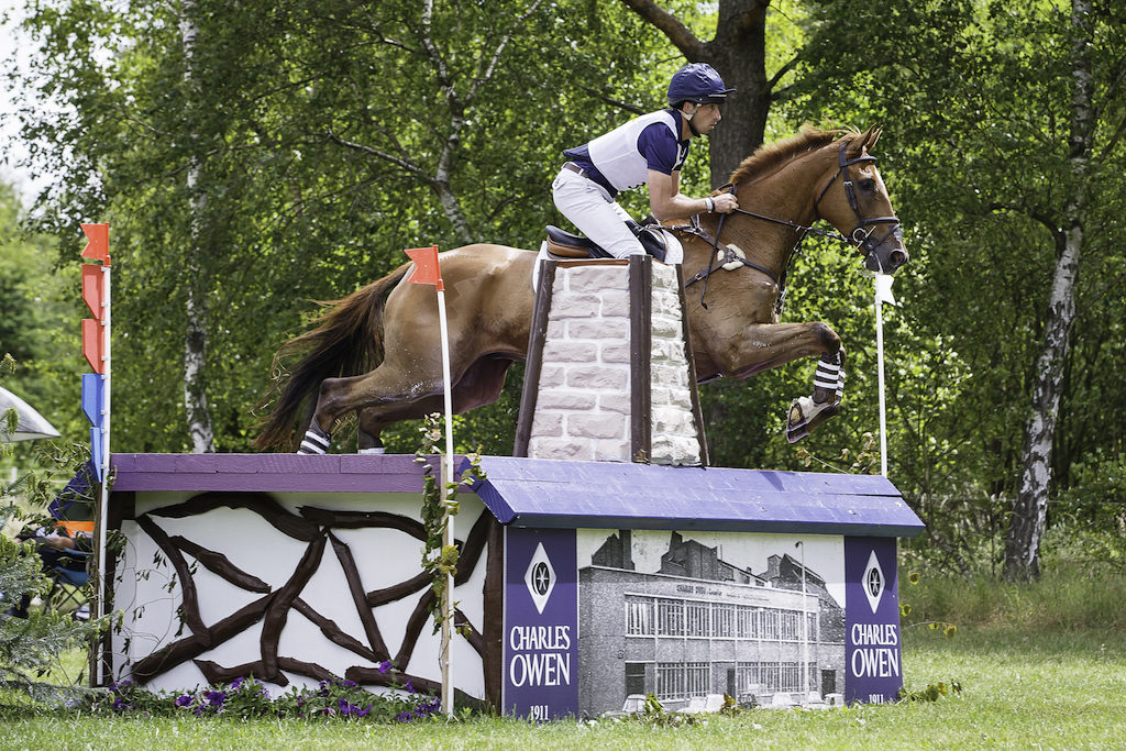 Tim on Bango, who is now his main hope for the Olympics (Image: Libby Law)