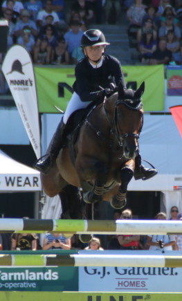 Emily Hayward Morgan at the Horse of the Year Show