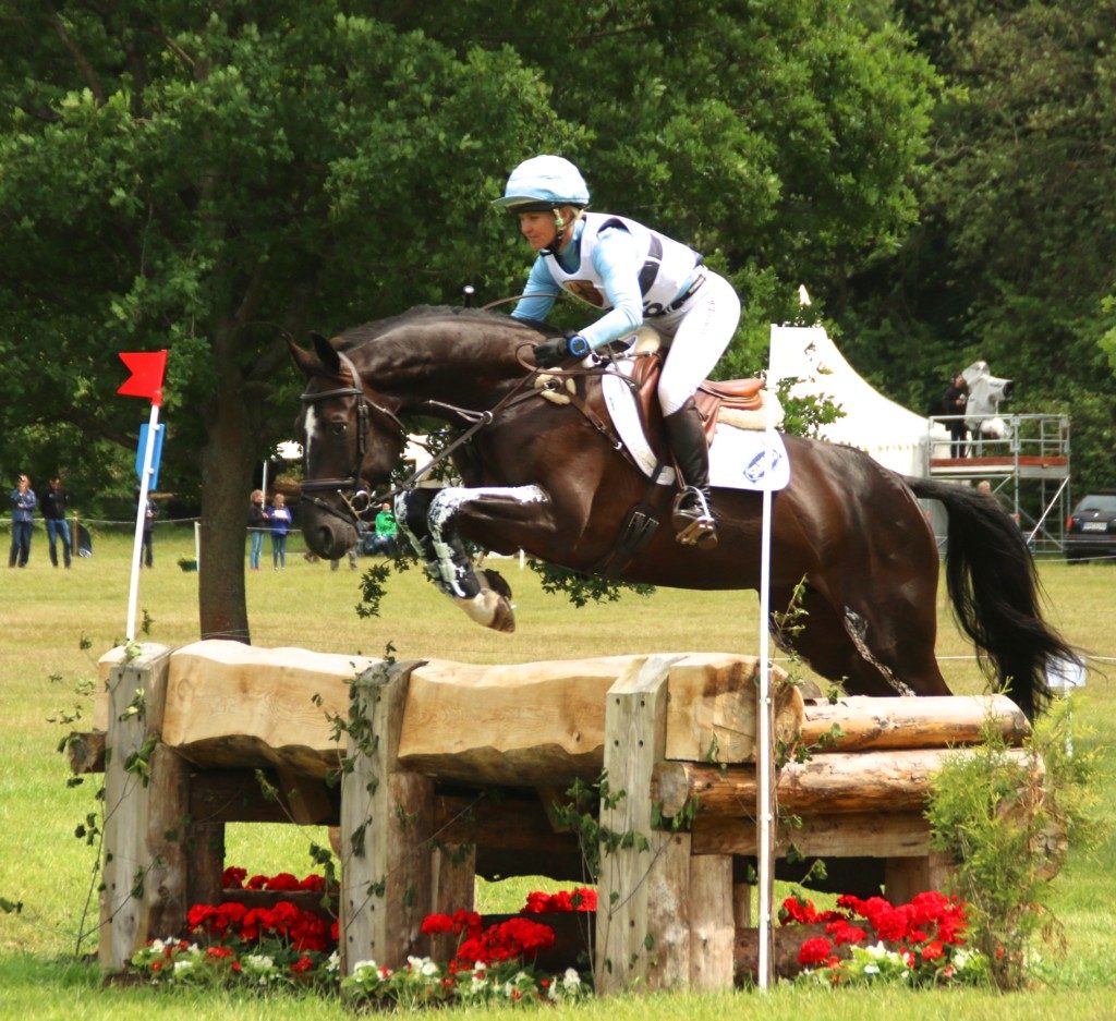 Jonelle on Cloud Dancer; Tim has now taken over the ride (Image: Jane Thompson)