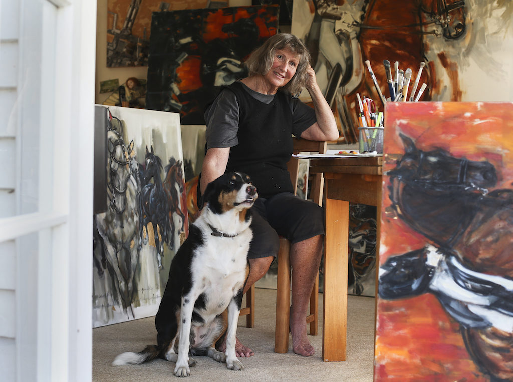 Rosemary and her beloved Becky (Image: Chris Skelton/Fairfax Media)