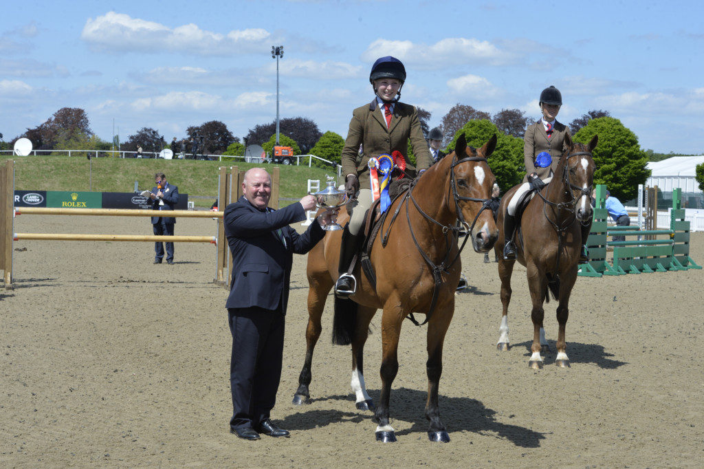 Sophie Lawes riding Carnsdale Vanity Fair Working Hunter Pony Champ