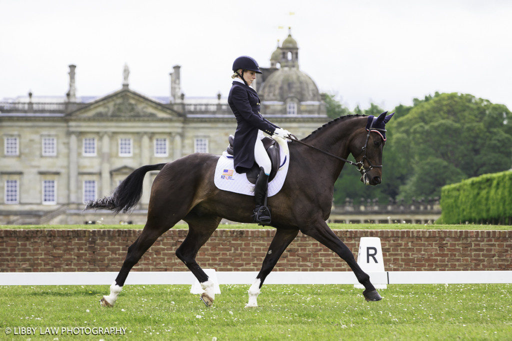American Elisabeth Halliday-Sharp had a smart test for second in the CICO3* on Fernhill By Night (Image: Libby Law)