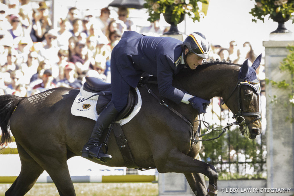 Andreas Ostholt was very delighted with his clear round on So is Et. (Image: Libby Law Photography)