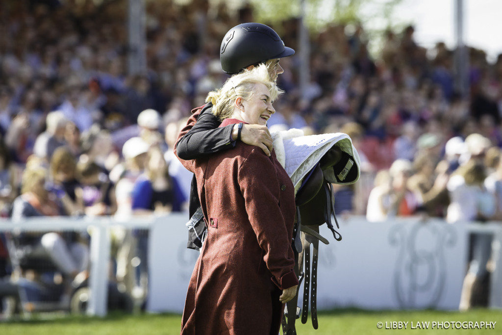 Jock and Frances share a special moment. They still have Clifton Signature in action, with a chance of a start at the Olympics (subject to selectors of course!). Image: Libby Law Photography 