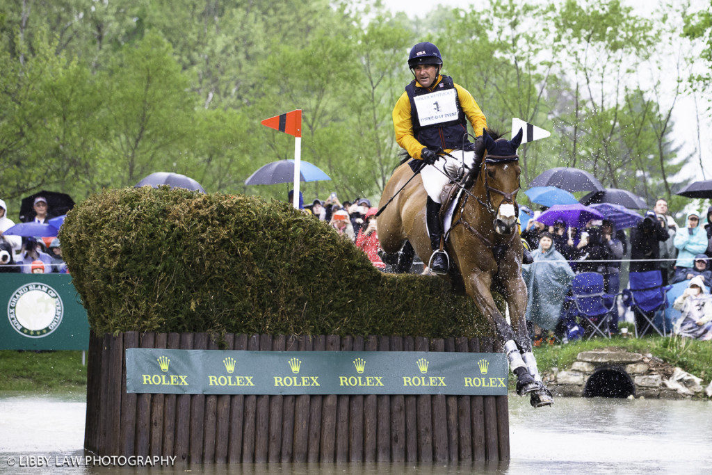 Phillip Dutton on Fernhill Fugitive, three horses, three clears (Image: Libby Law) 