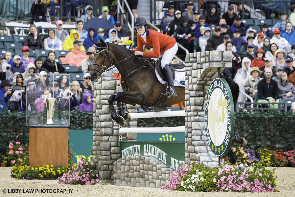 Lauren Kieffer on the lovely mare Veronica, runner up at 2016 Rolex Kentucky. (Image Libby Law)