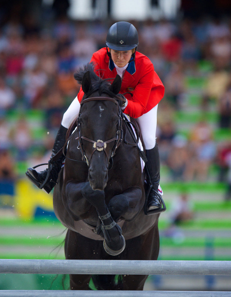 Beezie Madden and Cortes C on their way to silver (Image: FEI / Arnd Bronkhorst)