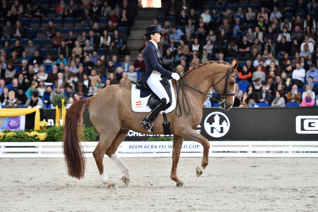 Beatriz Ferrer Salat riding Delgado. Image Karl-Heinz Frieler