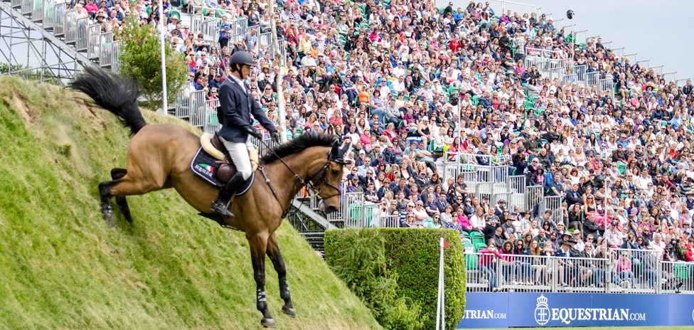 The Hickstead Derby includes the famous bank