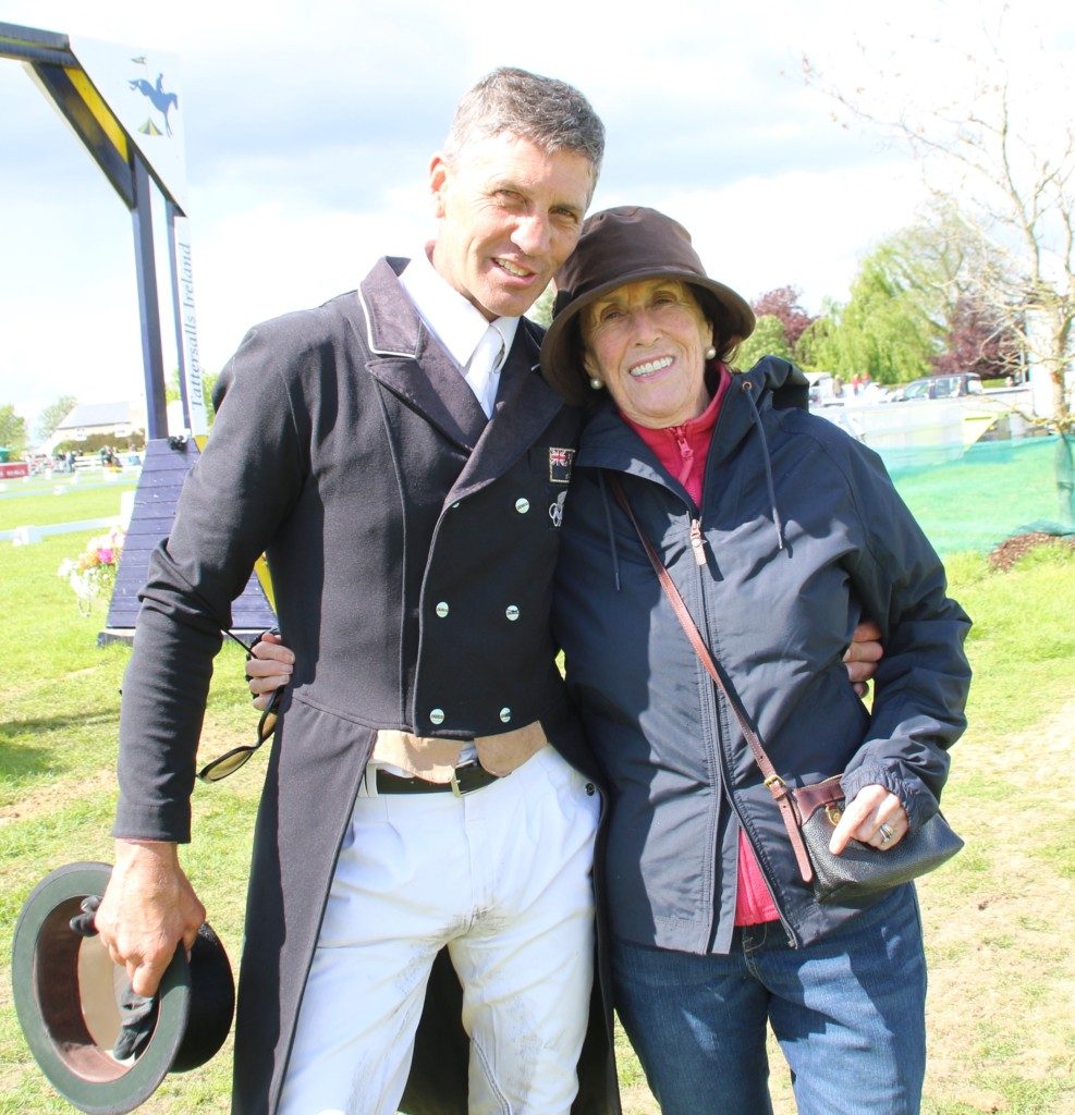 Andrew Nicholson with one of his great supports and horse owners Libby Sellar