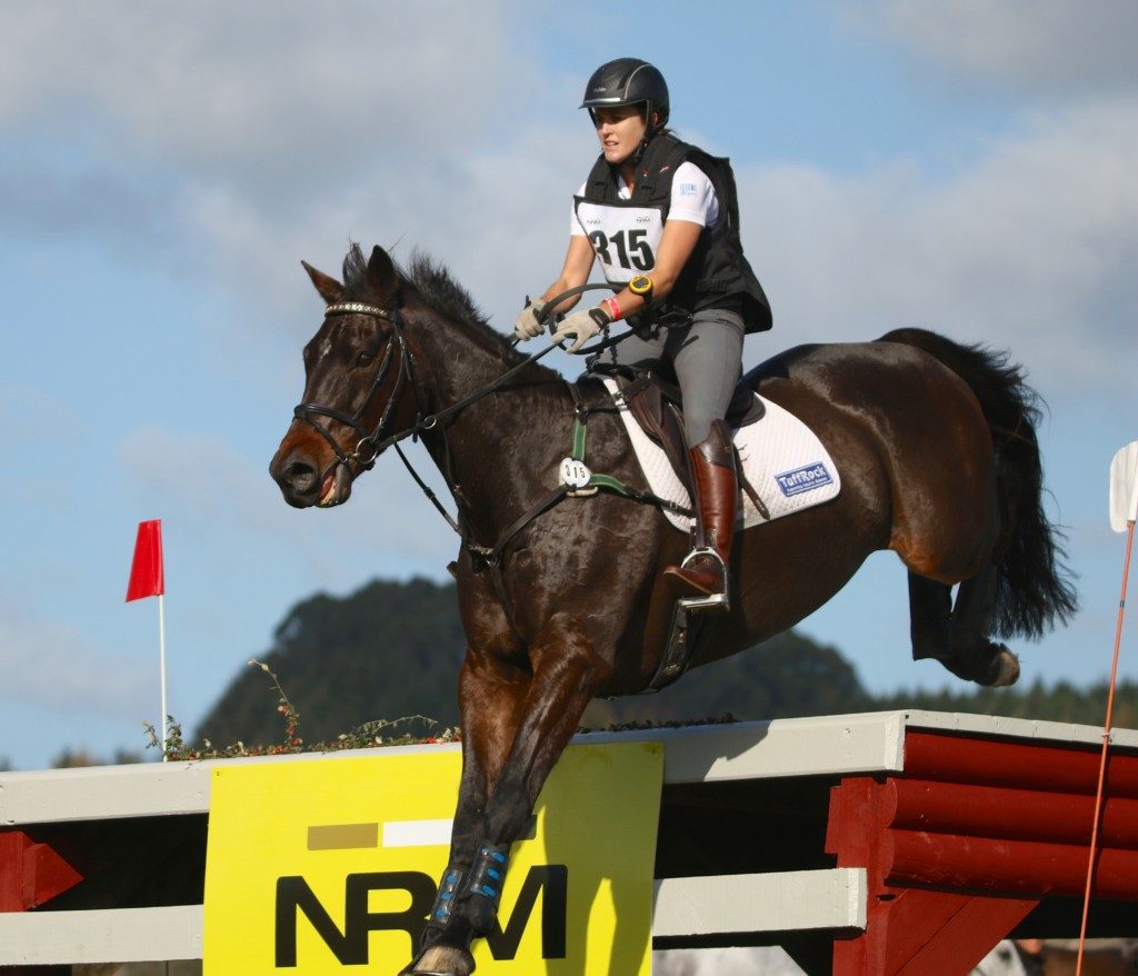 Chloe Phillips-Harris competing in the NRM CCI3* at Taupo recently