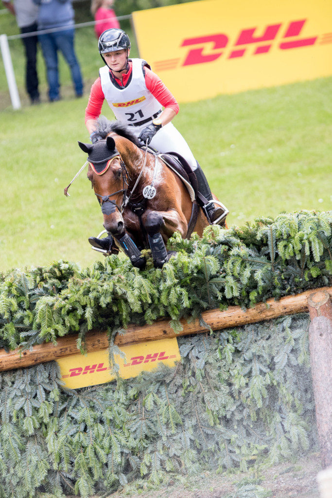 Julia Krajewski did a good job for her first four star event. (Image: Thomas Ix)