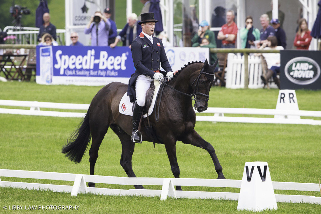 Oliver Townend on MHS King Joules leads after two phases in the Equi-Trek CCI3* (Image: Libby Law).