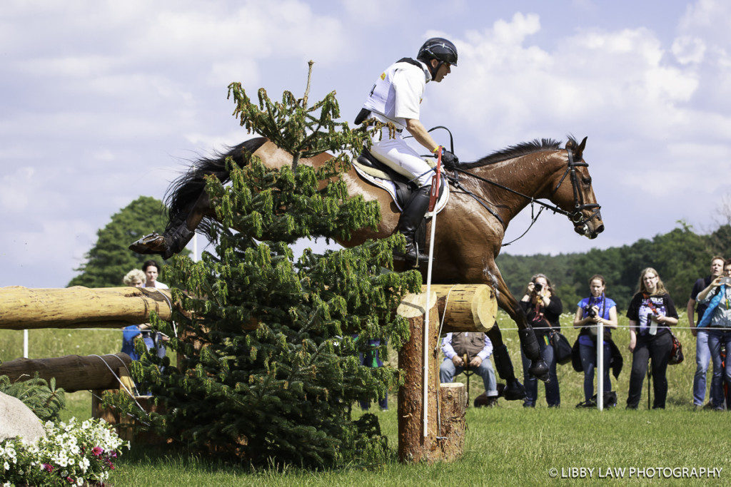 Andreas Dibowski on Its Me XX jumps into the lead. (Image: Libby Law)