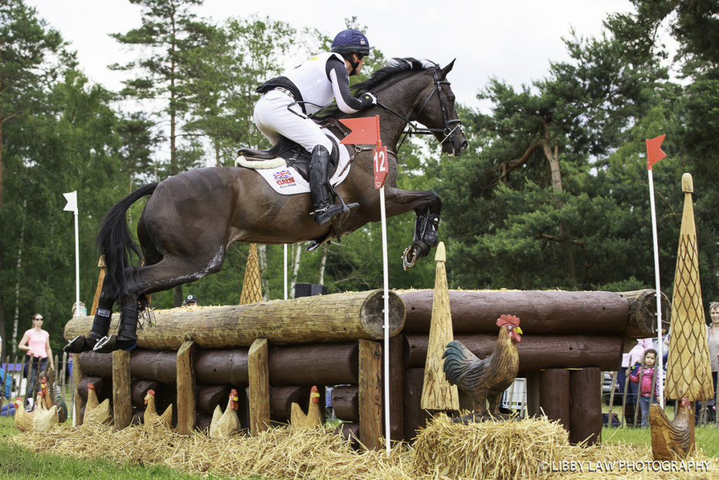 Oliver Townend on Black Tie produced a lovely clear round. (Image: Libby Law)