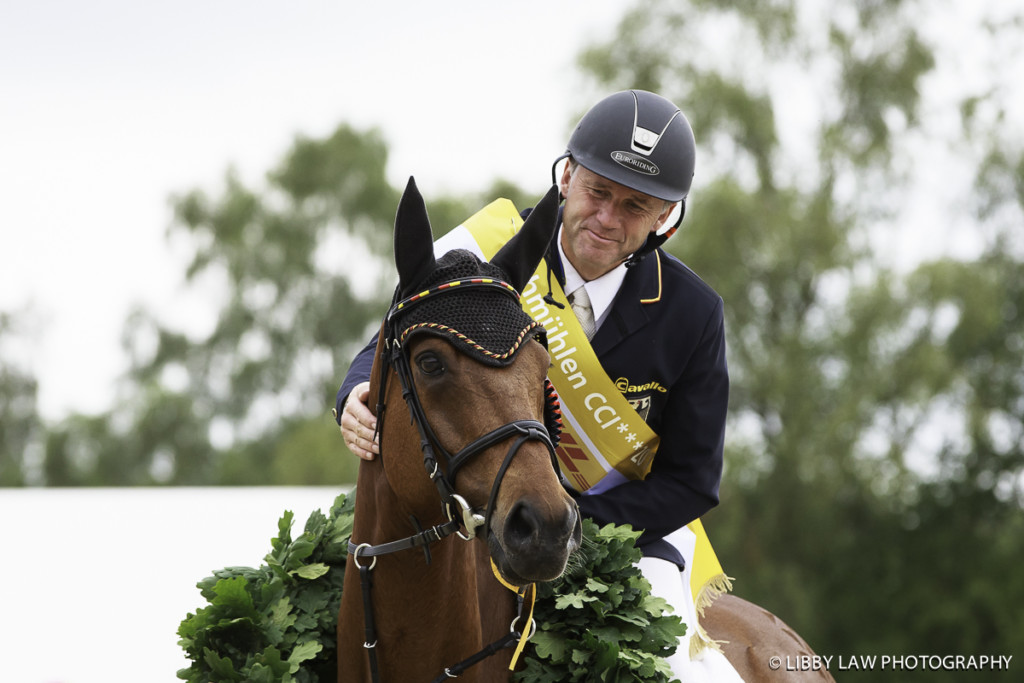 Andreas Dibowski on Its Me XX, winners of the CCI4* (Image: Libby Law) 