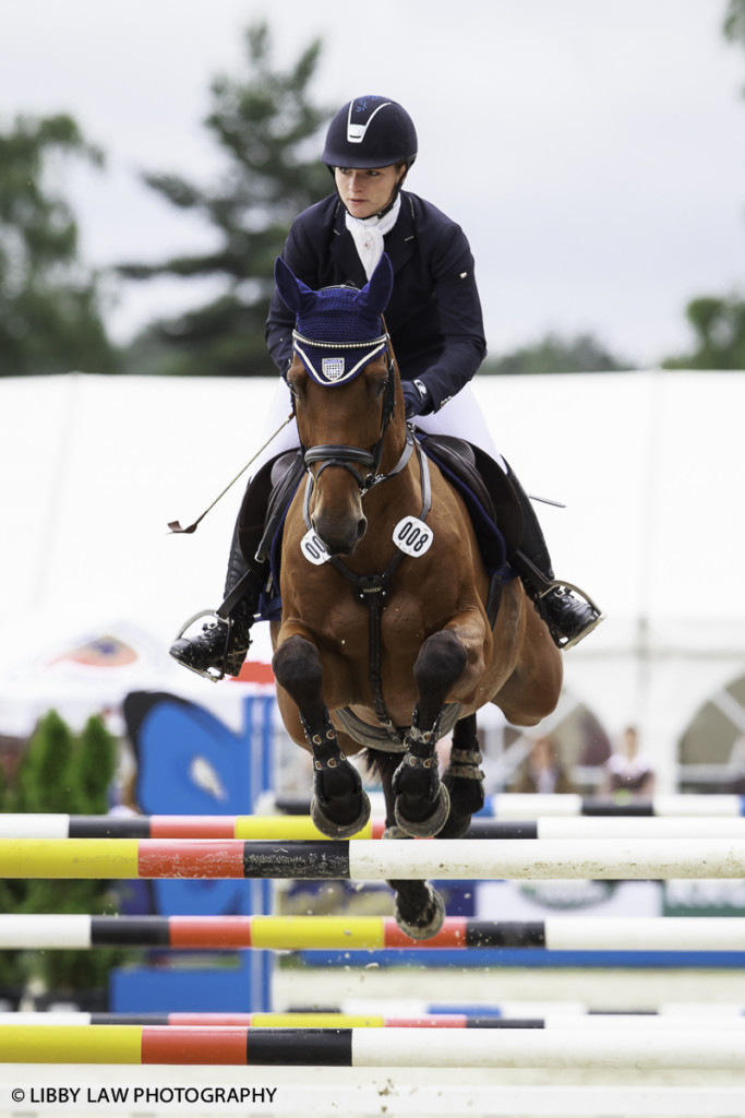 GER-Julia Krajewski (SAMOURAI DU THOT) FINAL-3RD: CCI4* - Presented by DHL Showjumping: 2016 GER-Luhmuehlen TGL (Sunday 19 June) CREDIT: Libby Law COPYRIGHT: LIBBY LAW PHOTOGRAPHY