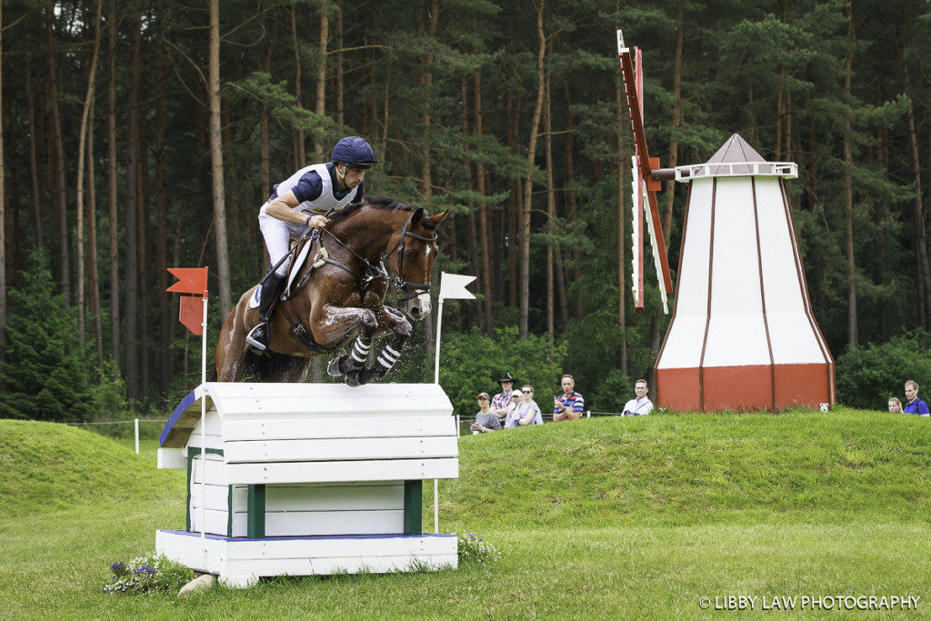 Tim Price on Ringwood Sky Boy showed a lot of class on today's track. (Image: Libby Law)