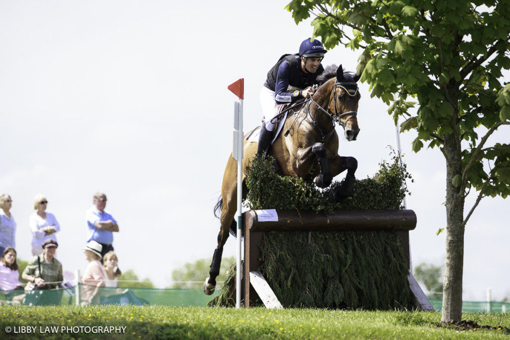 Jonathan Paget on Zazu remains in second place after two phases of the Land Rover CCI1*. (Image: Libby Law Photography) 