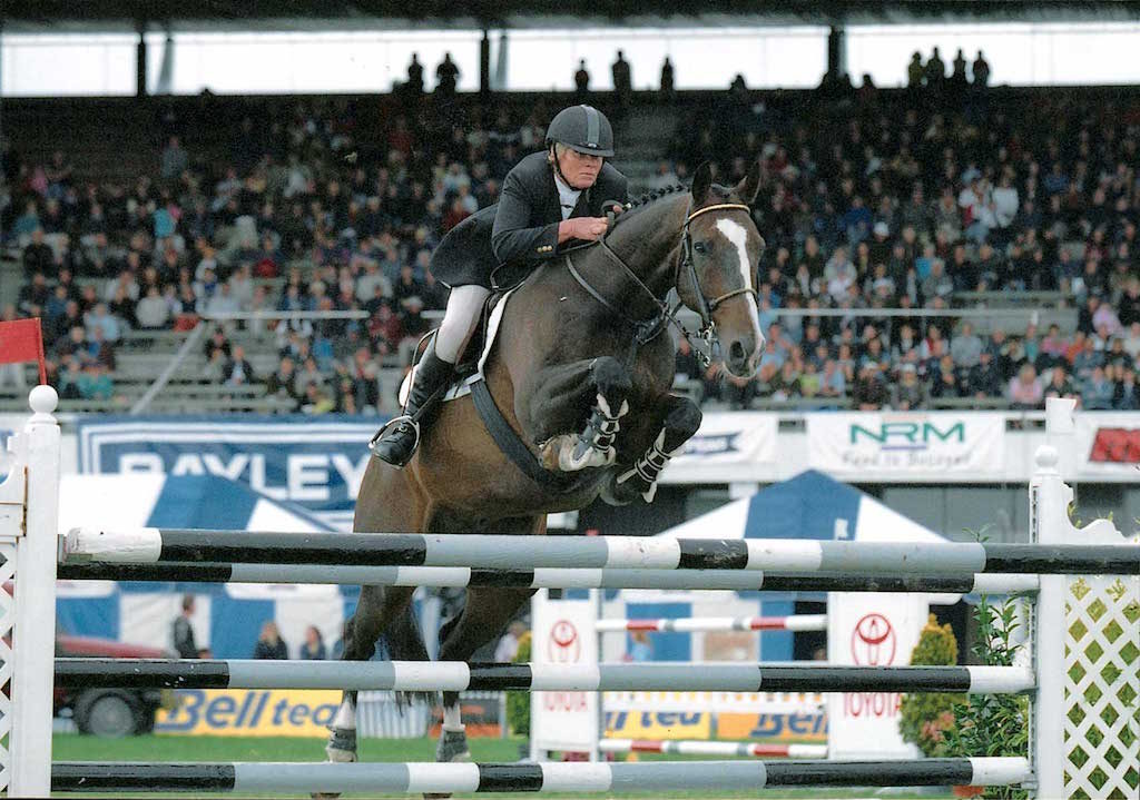 Merran on her way to winning the Olympic Cup on her horse of a lifetime, Tregonning (NZHP Library)