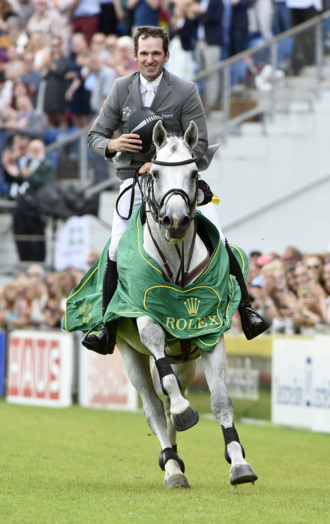 Philipp WEISHAUPT riding LB Convall (GER) (Image Rolex: Kit Houghton)