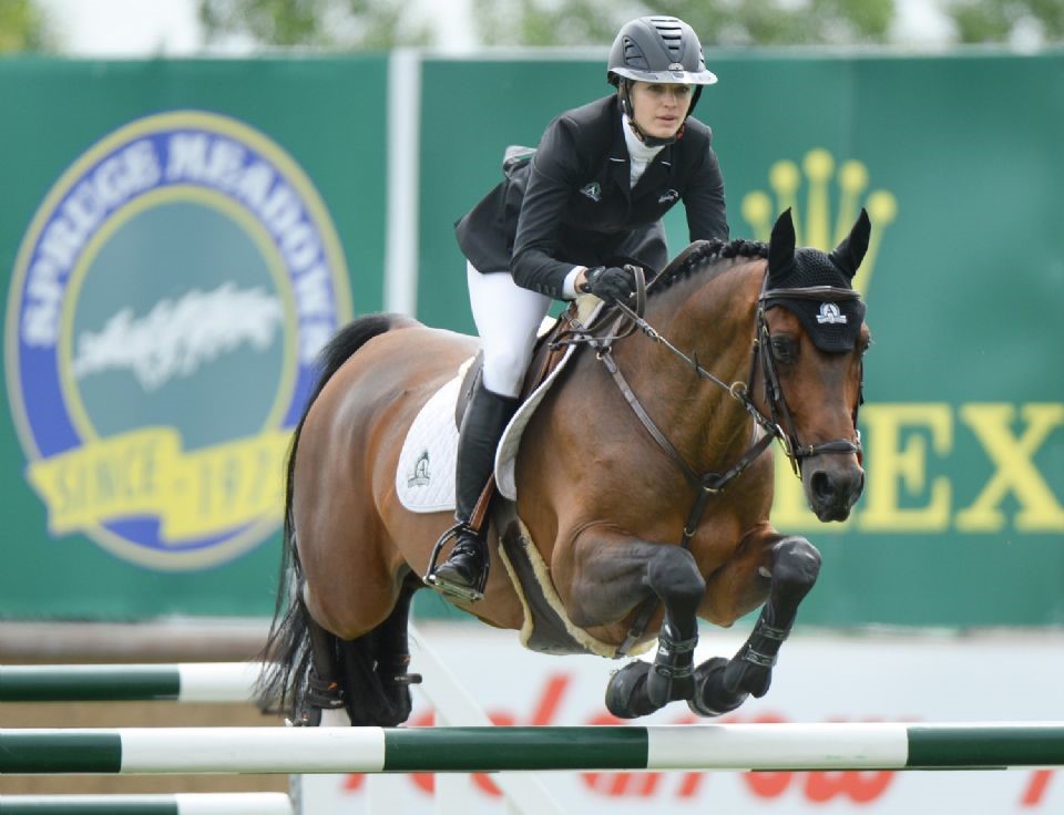 Tiffany Foster and Brighton (Image: Spruce Meadows Media Services)