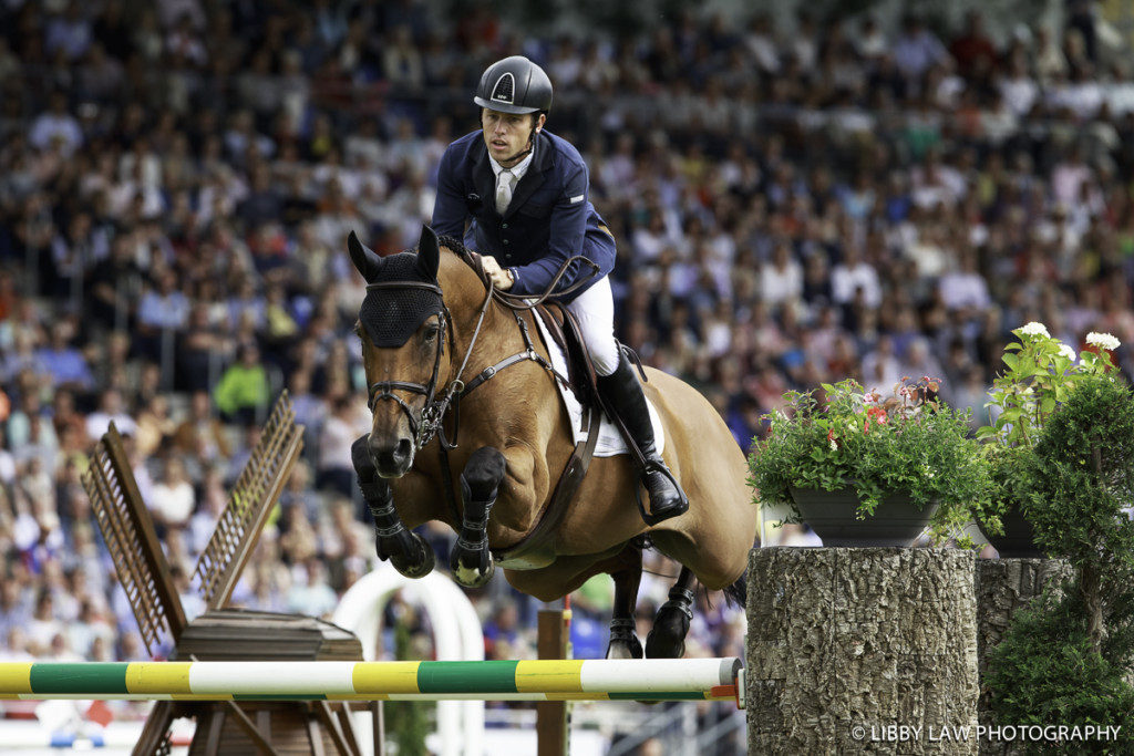 GBR-Scott Brash (URSULA XII) FINAL-2ND: ROLEX GRAND PRIX: 2016 GER-CHIO Aachen: Weltfest des Pferdesports (Sunday 17 July) CREDIT: Libby Law COPYRIGHT: LIBBY LAW PHOTOGRAPHY