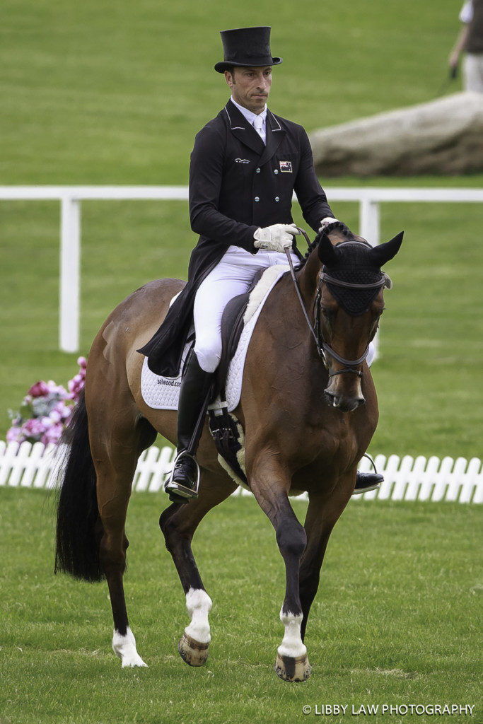 Tim Price (The Precious One). Just to clarify that's his horse's name, but we do think Tim is precious too! (Image: Libby Law)