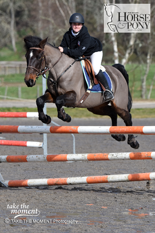 Bayley Weal and Milo were fourth in the 80cm 