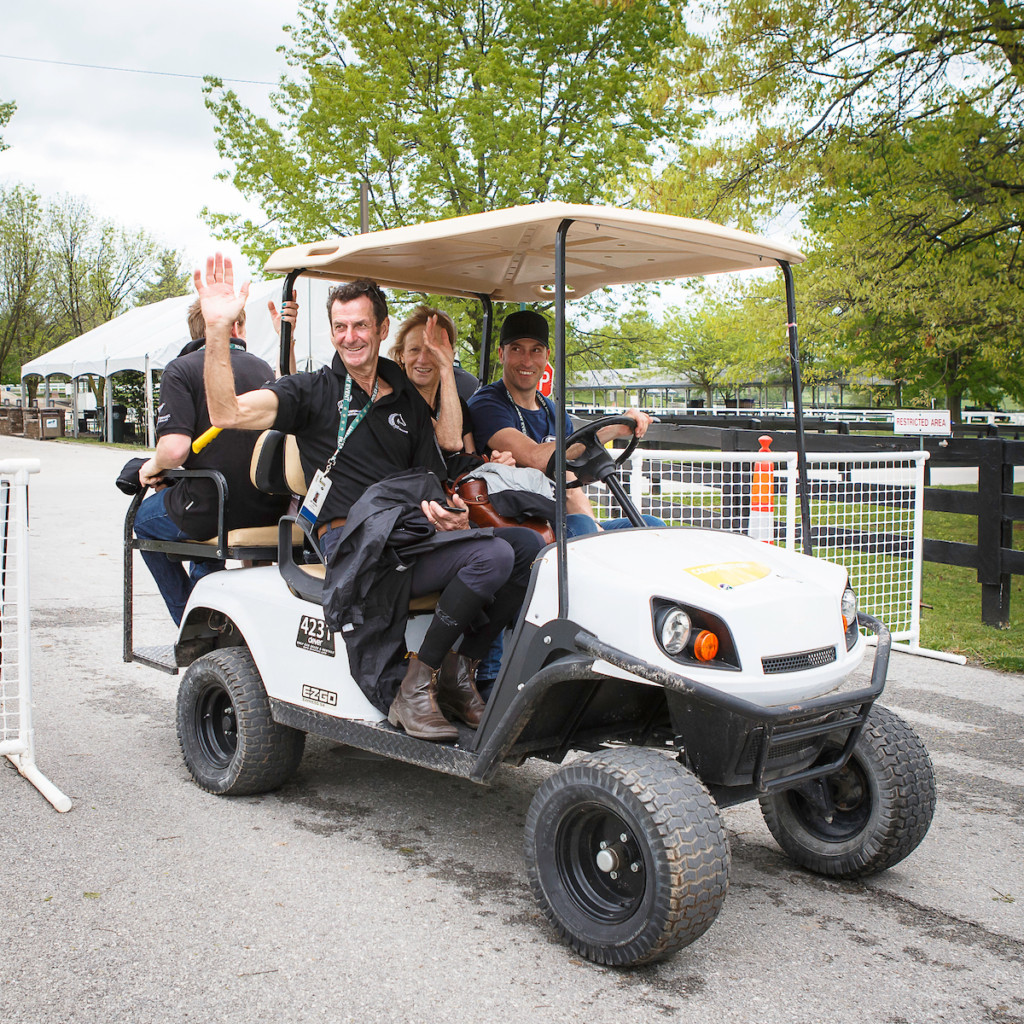 Perhaps Tim will have some chauffeuring duties at Rio too! (Image: Libby Law)