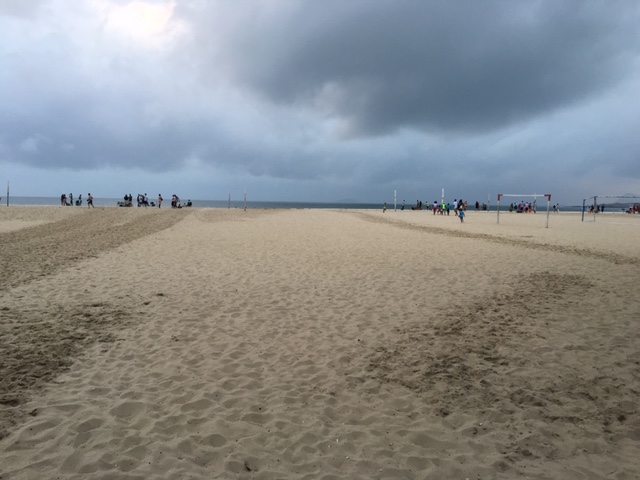 The famous Copacabana beach 