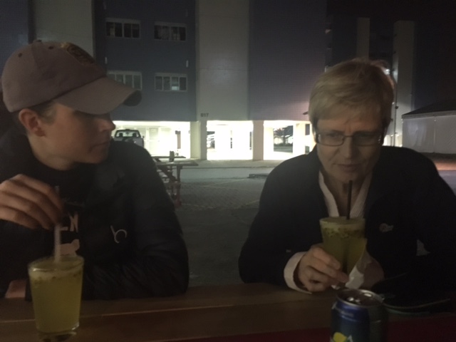We nearly had to force feed Debbie (An Eventful Life) to try the Caipirinha, whereas Jenni from Eventing Nation was right into it. 