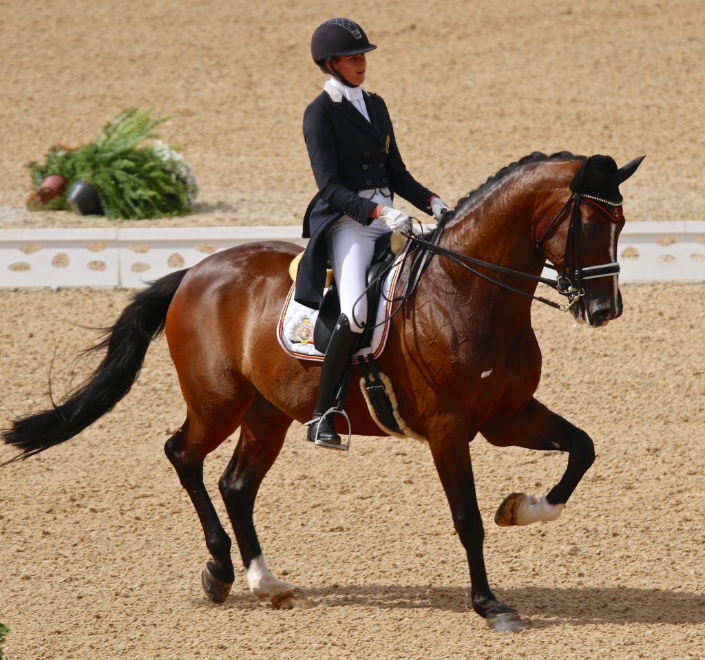 Jorinde Verwimp on Tiamo from Belgium (Image: Jane Thompson)