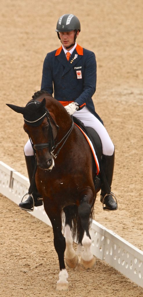 Diedrick Van Silfhout and Arlando, a picture of concentration (Image: Jane Thompson)