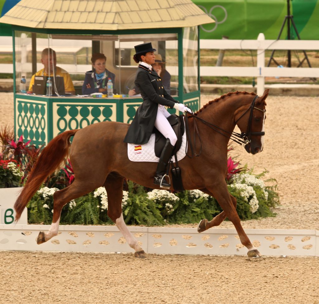 Beatriz Ferrer-Salat from Spain with Delgado (Image: Jane Thompson)