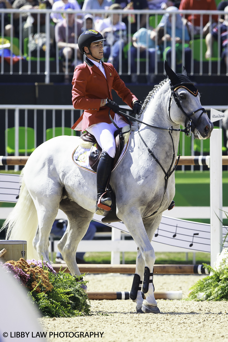 Nicola Philippaerts was disqualified for overuse of spurs on his horse after two stops. (Image: Libby Law)