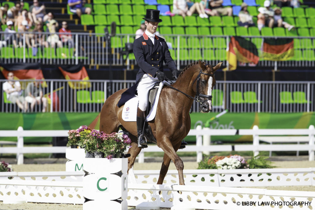 William Fox-Pitt is in the lead after the first day of dressage (Image: Libby Law)