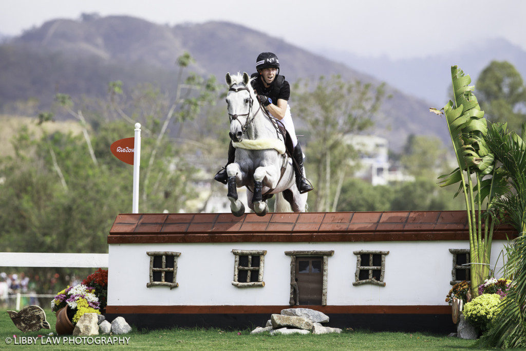 NZL-Clarke Johnstone (BALMORAL SENSATION) during the Cross Country for the Equestrian Eventing (Interim-=7th). Rio 2016 Olympic Games, Centro Olímpico de Hipismo, Rio de Janeiro, Brazil. Monday 8 August. Copyright photo: Libby Law Photography