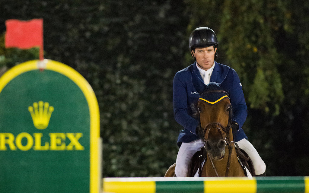 Conor Swail (IRL) riding Cita was third in the Rolex US Open Grand Prix at the Rolex Central Park Horse Show, September 23rd 2016 (Image: ©Rolex / Cara Grimshaw) 