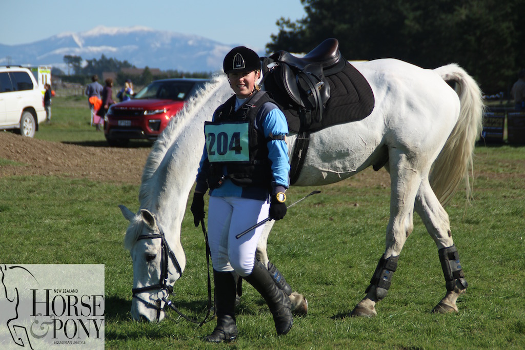 Maria van Kuijk and Antara Whiskey Mac after their 2* cross country