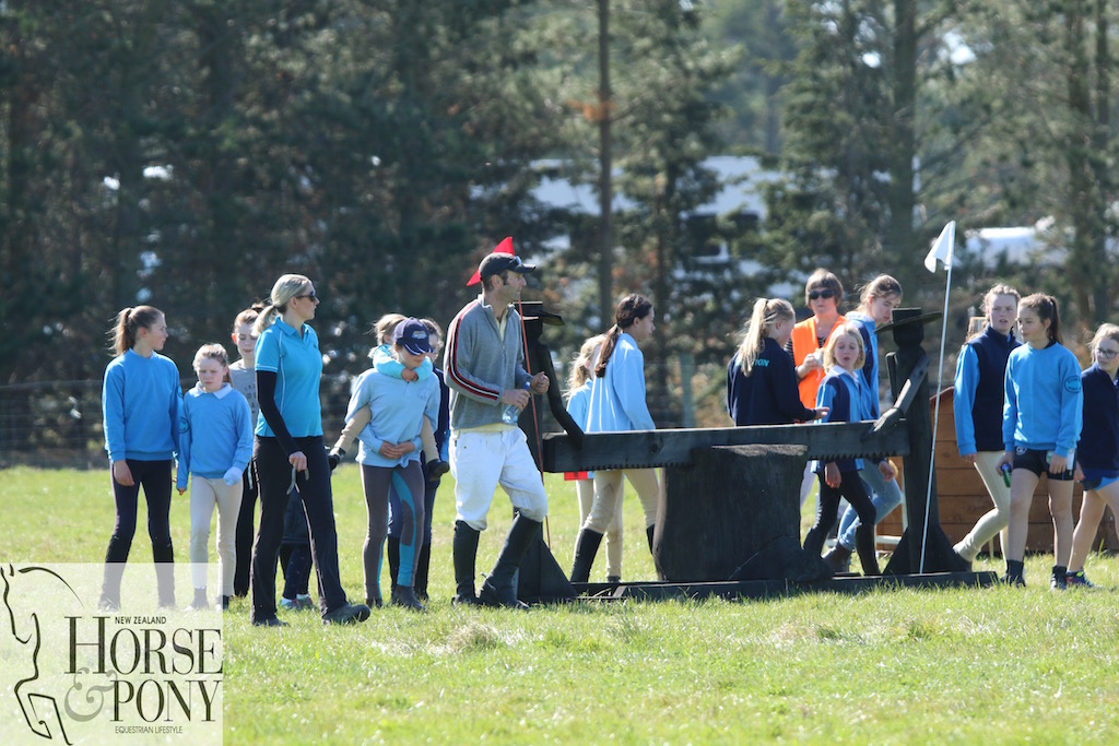 The Eyreton Pony Club members enjoyed a course walk with Sam Taylor