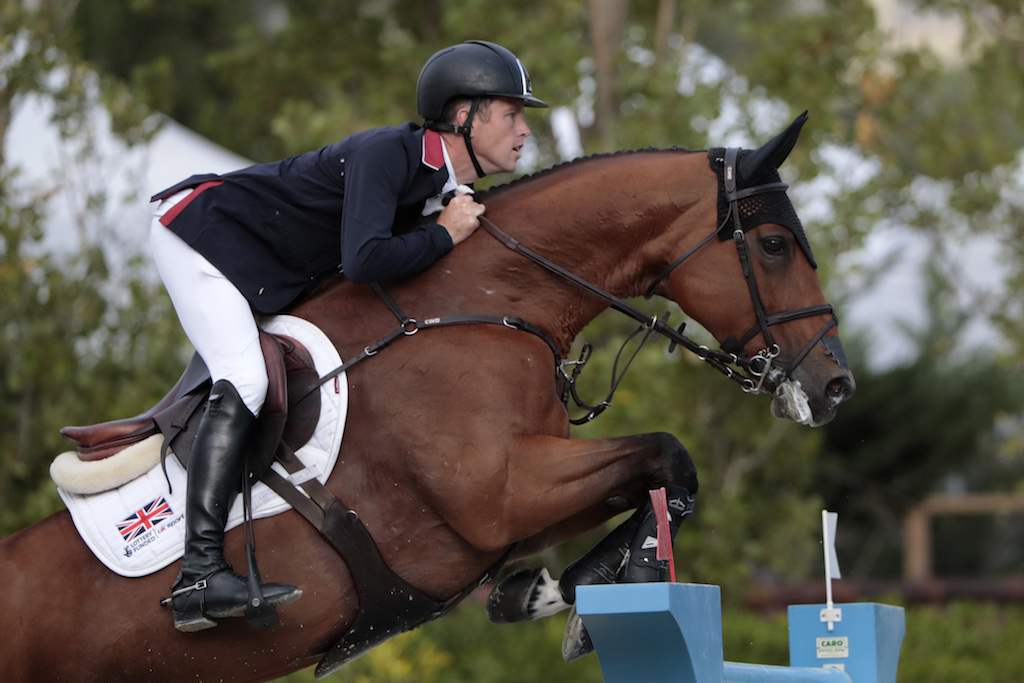 Scott Bash of Great Britain rides Ursula XII to a clear round in the Furusiyya FEI Nations Cup Jumping Final 2016 Barcelona (Image: FEI)