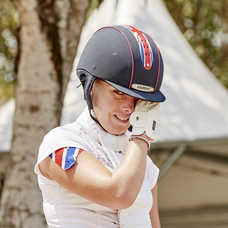 Sophie Wells GBR Gold Medalist (Image: FEI/Liz Gregg)