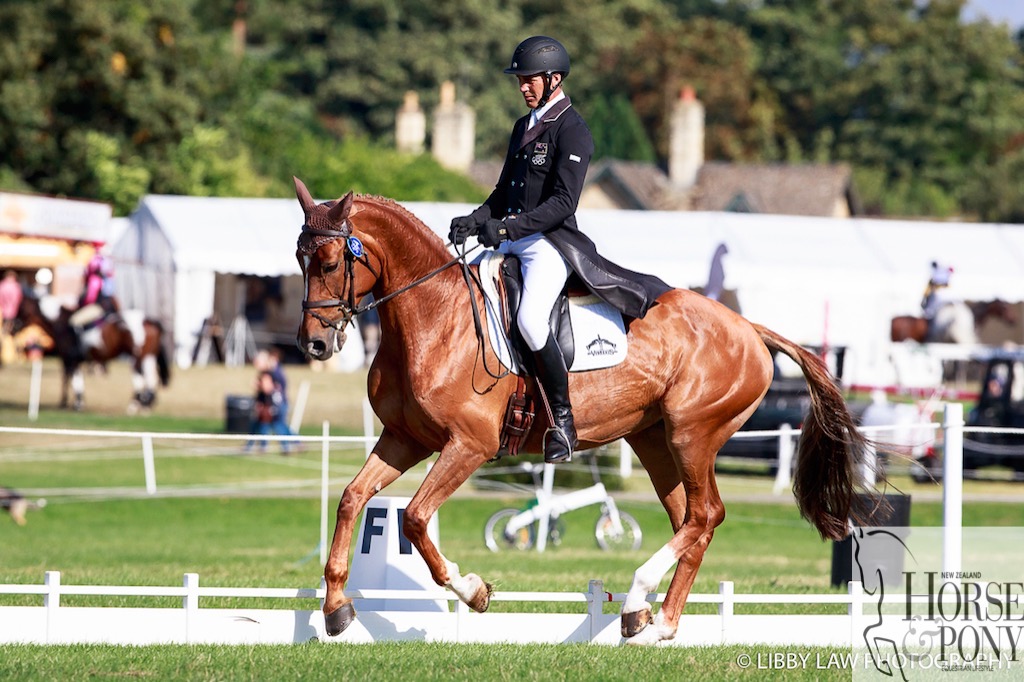 Andrew Nicholson with Urma BK in the CIC3* 8&9YO class - currently in 23rd spot. (Image: Libby Law)